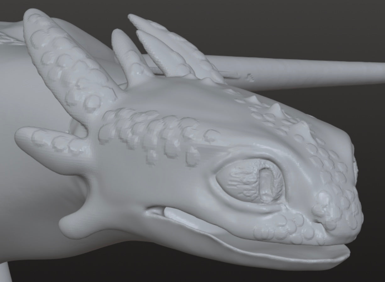 Pre-Rigged Nightfury Model