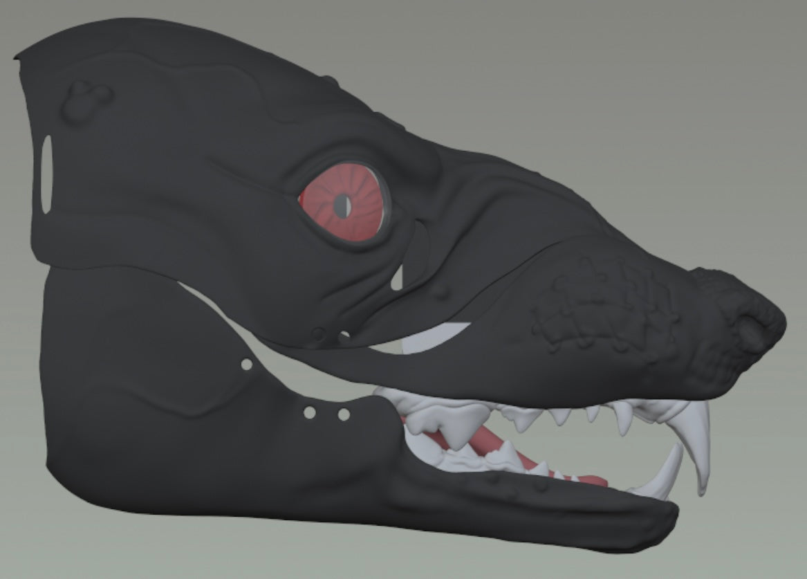 Skaven Mask from Warhammer (STL)