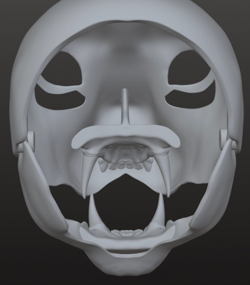 Mountain Lion Mask (Realistic with movable jaw)