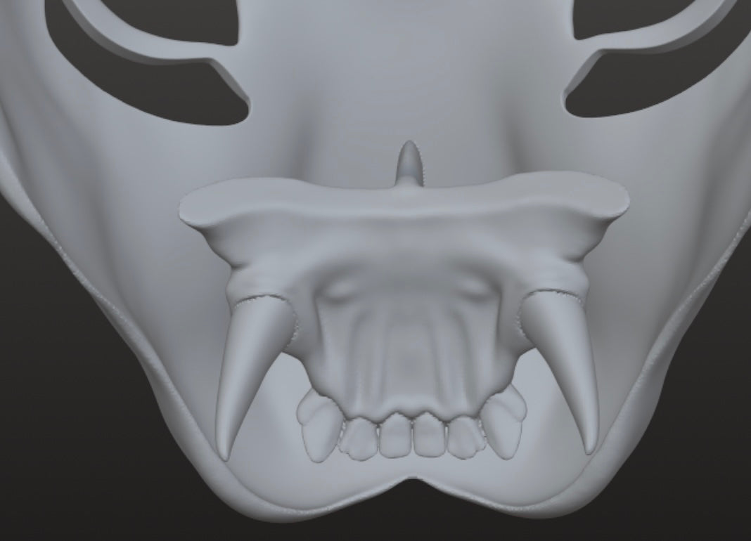 Mountain Lion Mask (Realistic with movable jaw)
