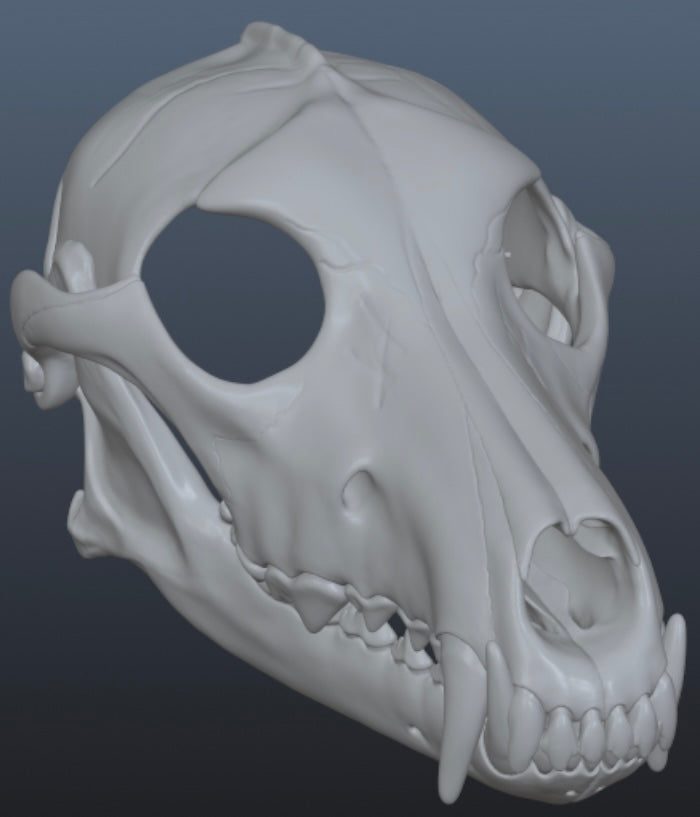 Wolf Skull Mask for Cosplay