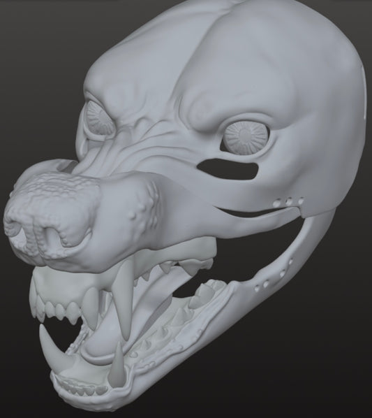 High-Quality Realistic Werewolf Mask for Halloween