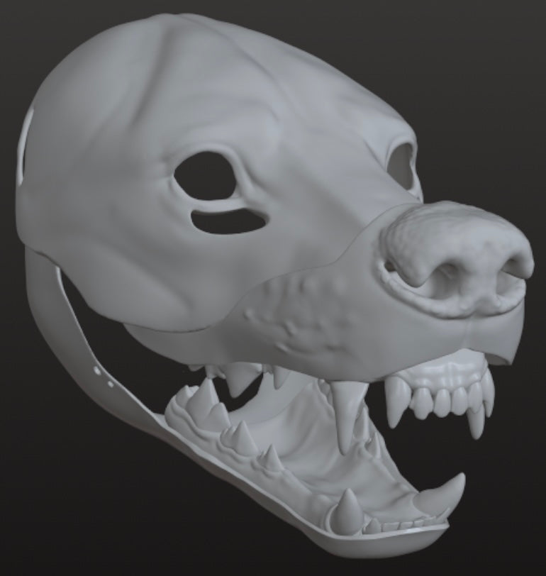 Honey Badger Mask 3Dfile