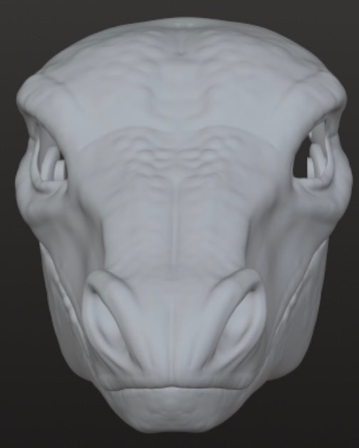 Wyvern Dragon Mask for 3Dprinting