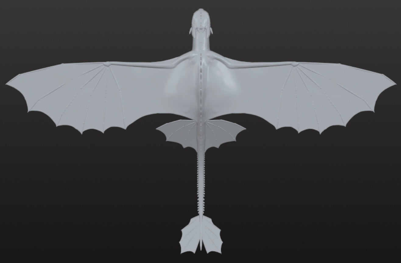 Pre-Rigged Nightfury Model