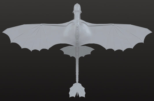 Pre-Rigged Nightfury Model