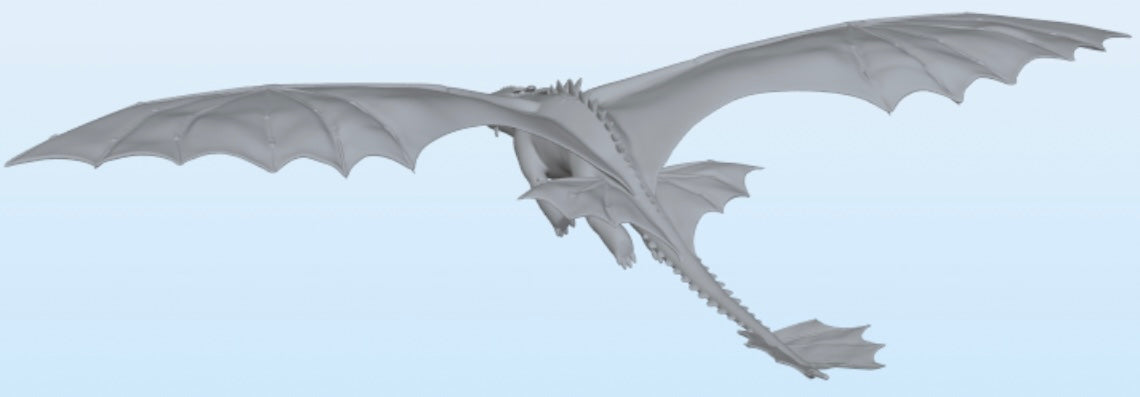 Set of 2 Nightfury Posed Models for 3Dprinting