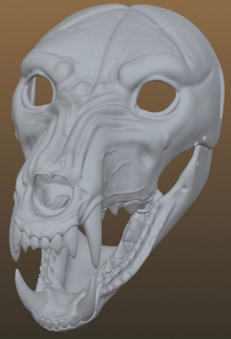 Zombie Wolf Mask