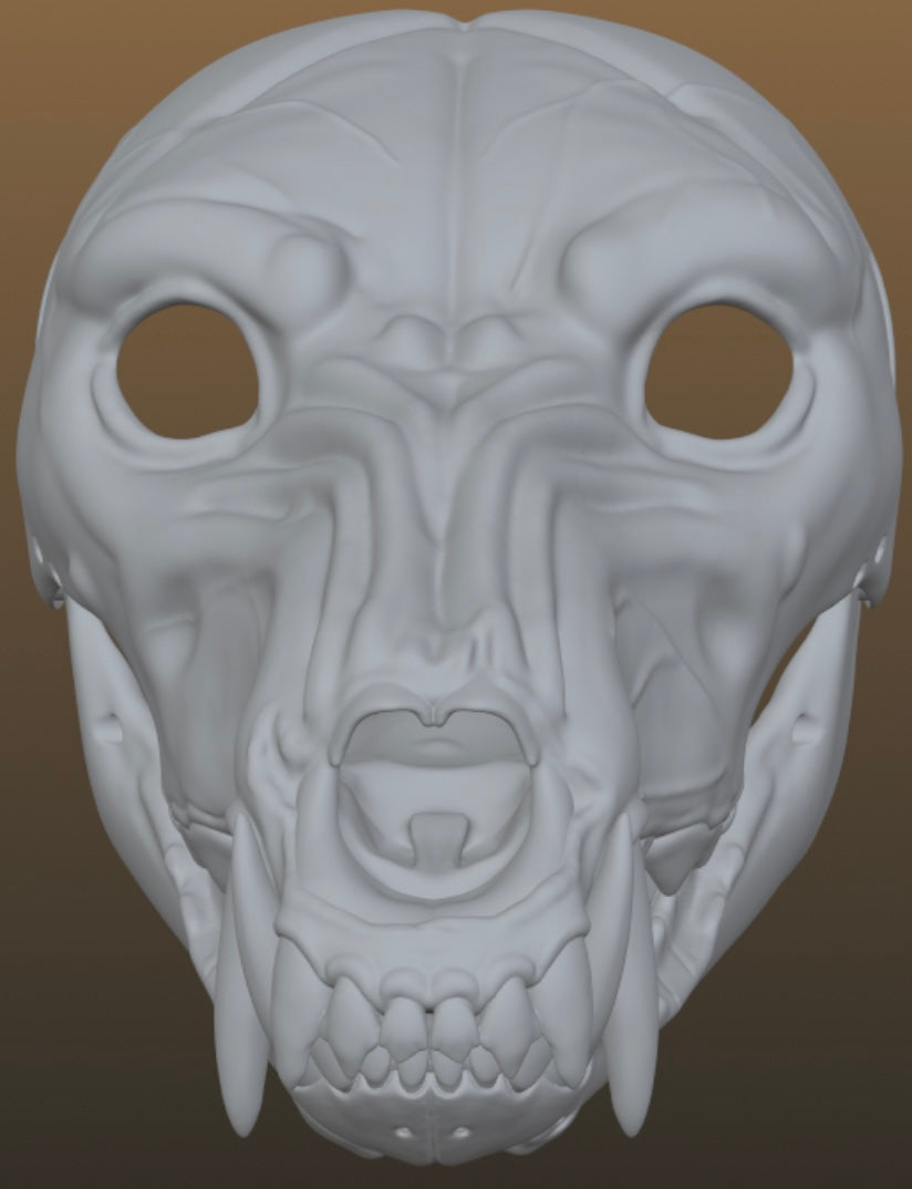 Zombie Wolf Mask