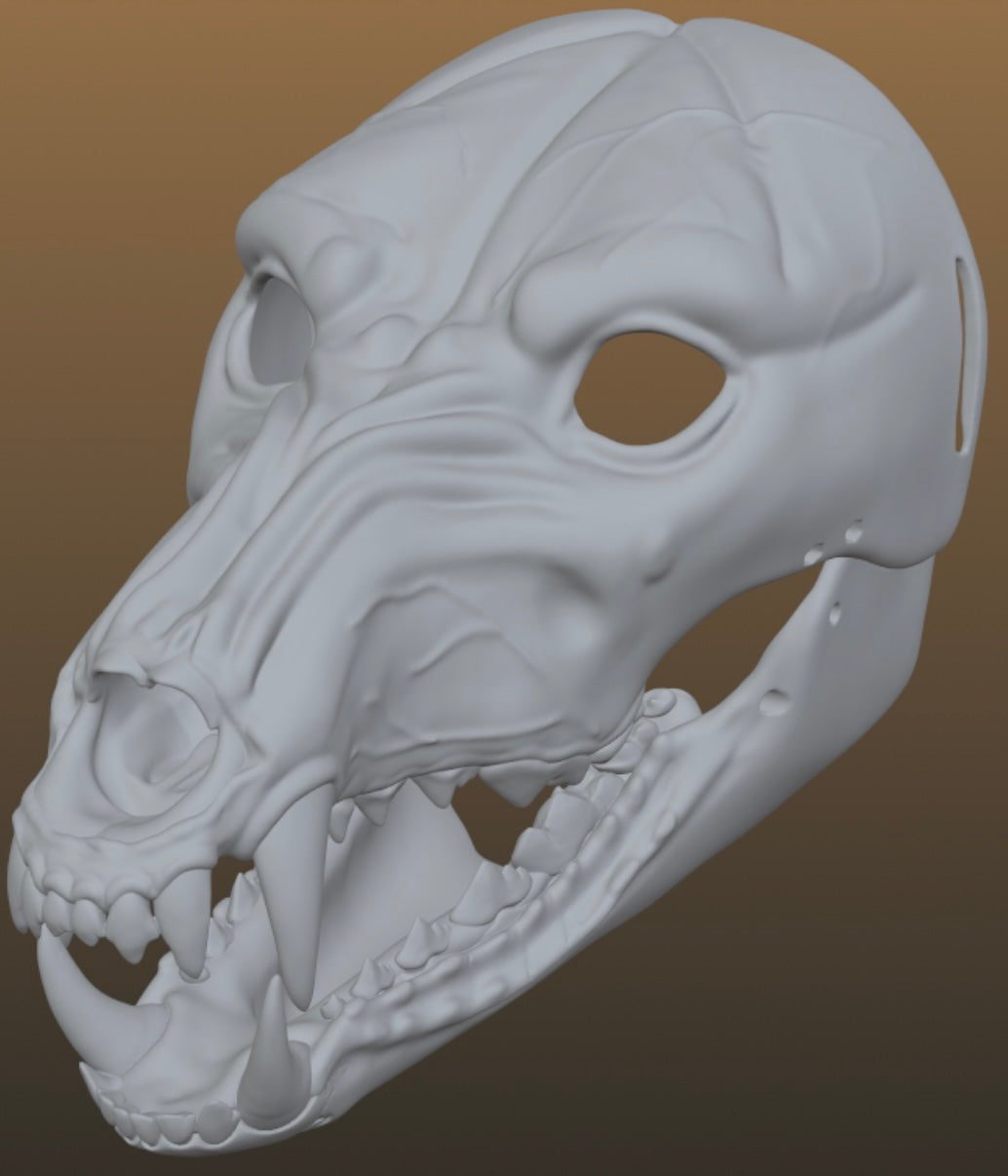 Zombie Wolf Mask