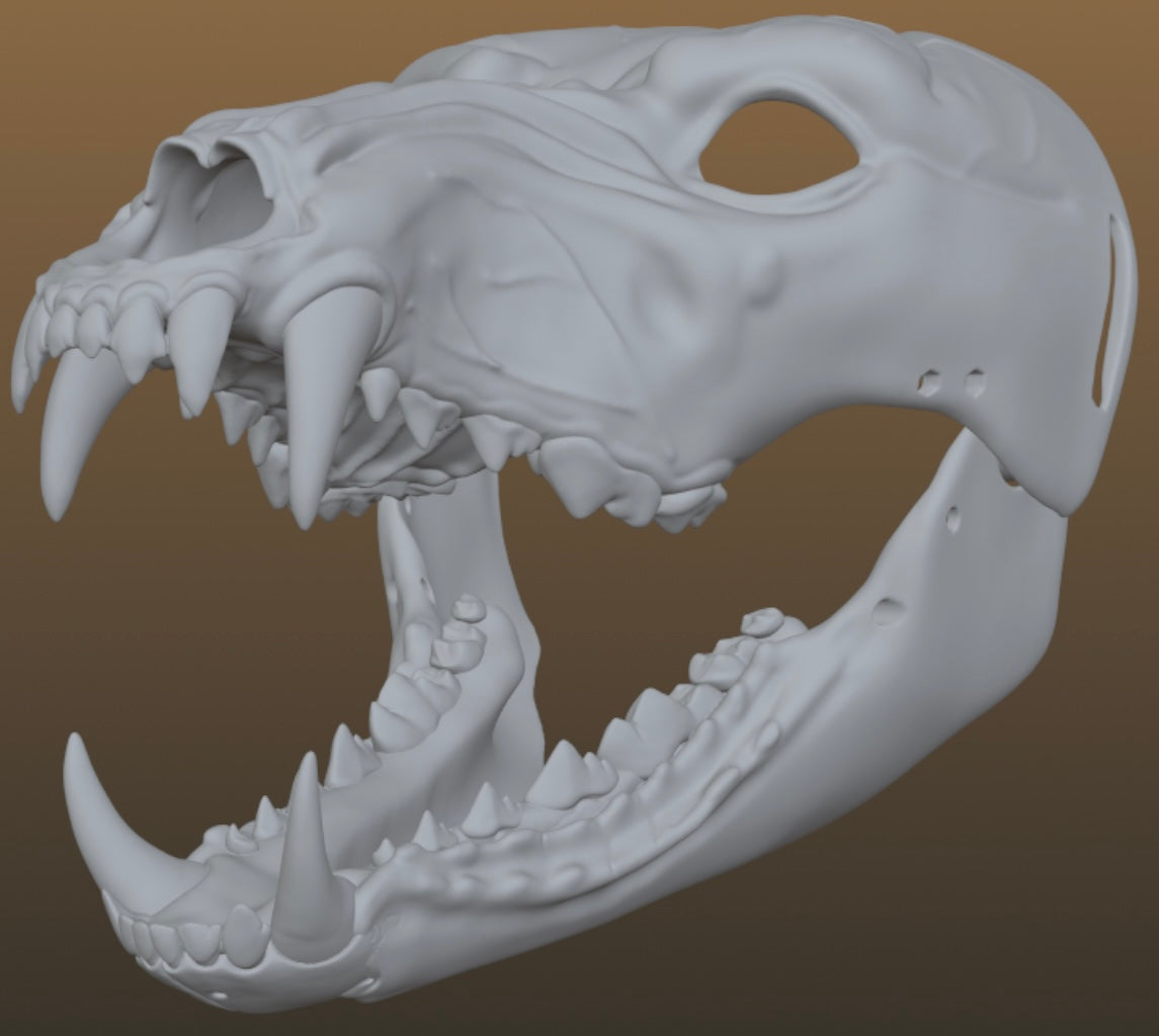 Zombie Wolf Mask
