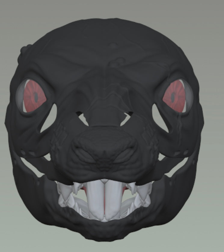 Skaven Mask from Warhammer (STL)