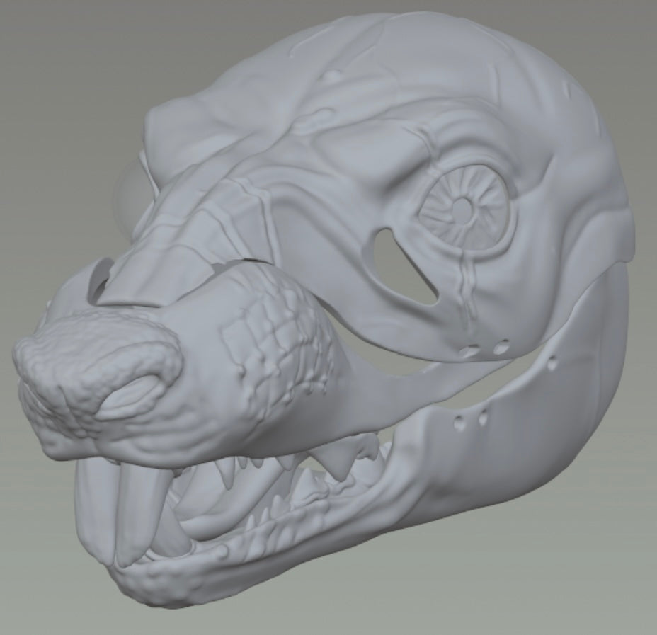 Skaven Mask from Warhammer (STL)