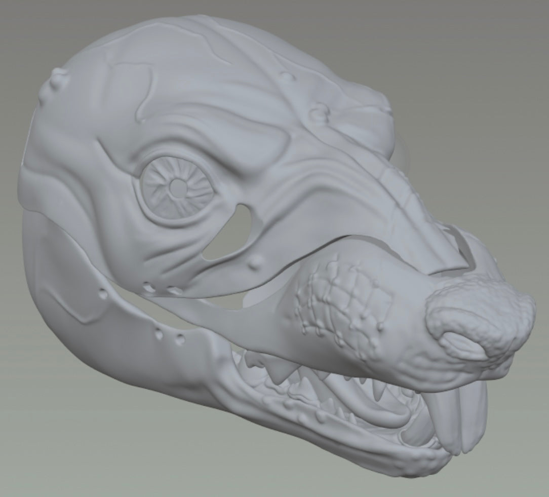 Skaven Mask from Warhammer (STL)
